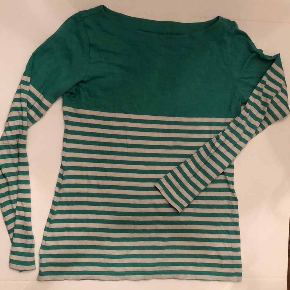Loft striped boatneck shirt